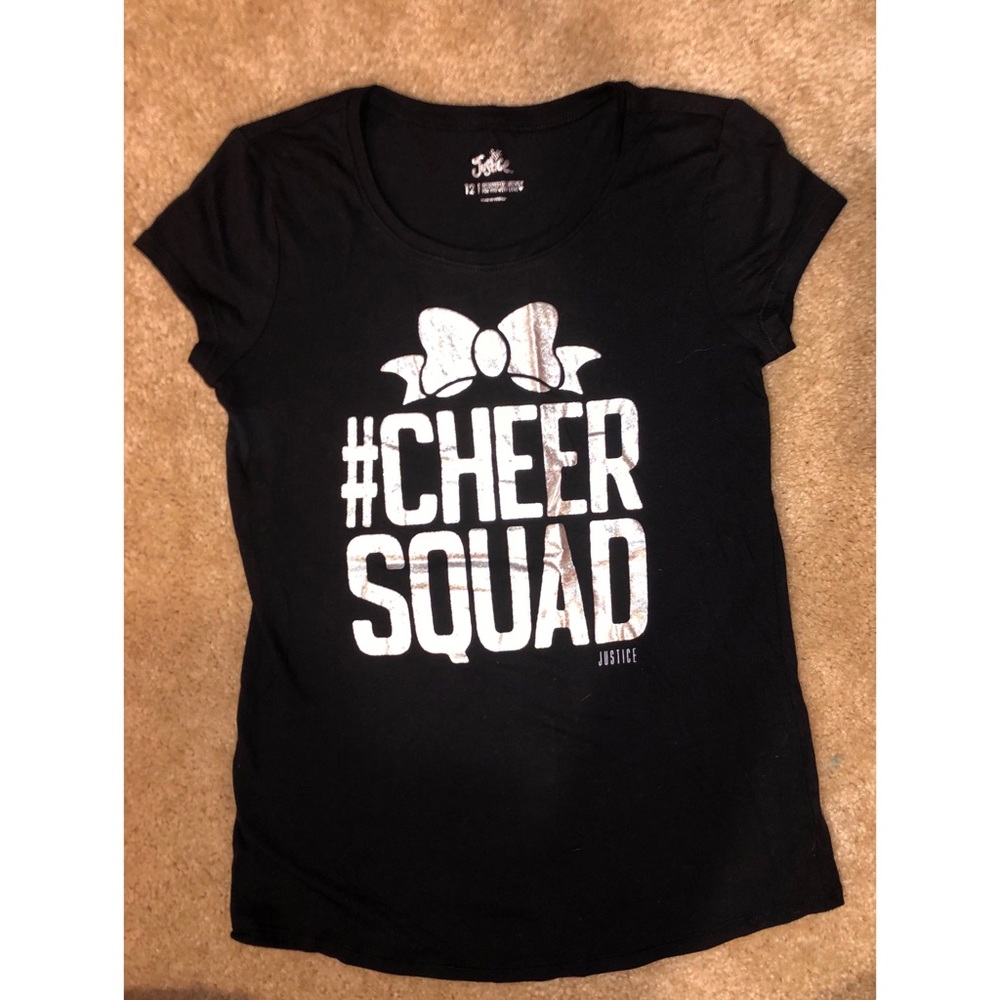 Girls Justice graphic cheer tee
